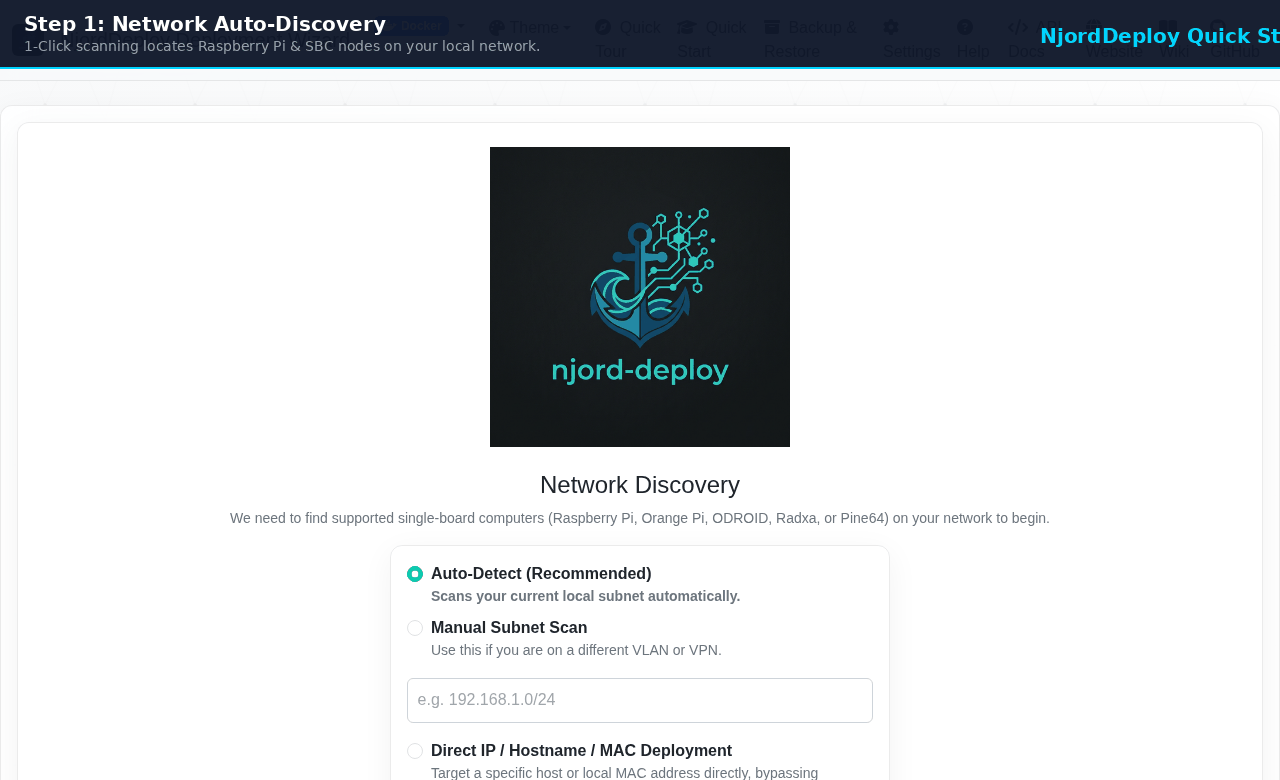 NjordDeploy 5-Step Deployment Workflow